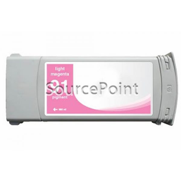 Designjet Z6100 (HP 91) Compatible Light Magenta Ink Cartridge